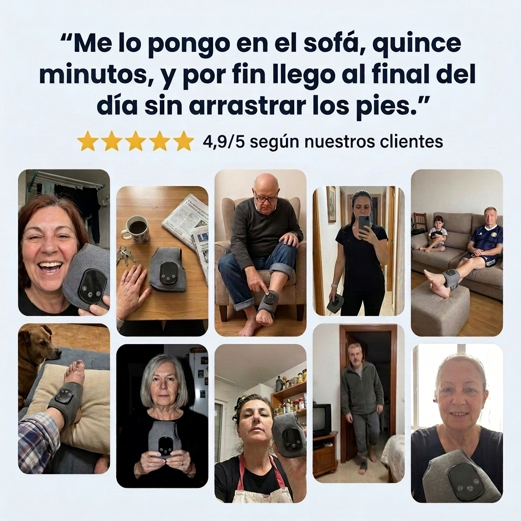 TheraPie™ — Masajeador 3-en-1: Elimina Hinchazón, Neuropatía y Fascitis en 15 Minutos