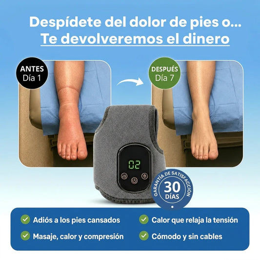 TheraPie™ — masajeador 3 en 1: alivia la hinchazón, la neuropatía y la fascitis en 5 minutos